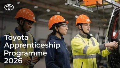 Toyota Apprenticeship Programme 2026: Millwright & Fitter Turner