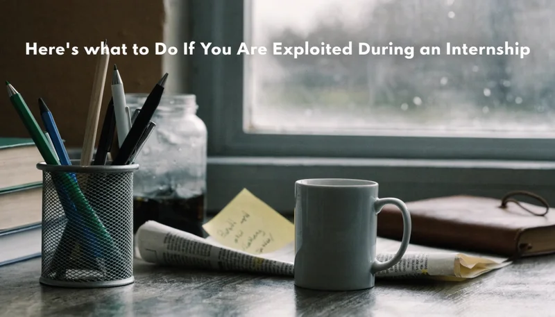 Here’s What to Do If You Are Exploited During an Internship