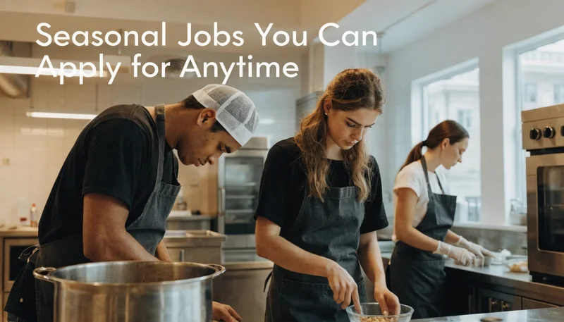 Seasonal Jobs You Can Apply for Anytime